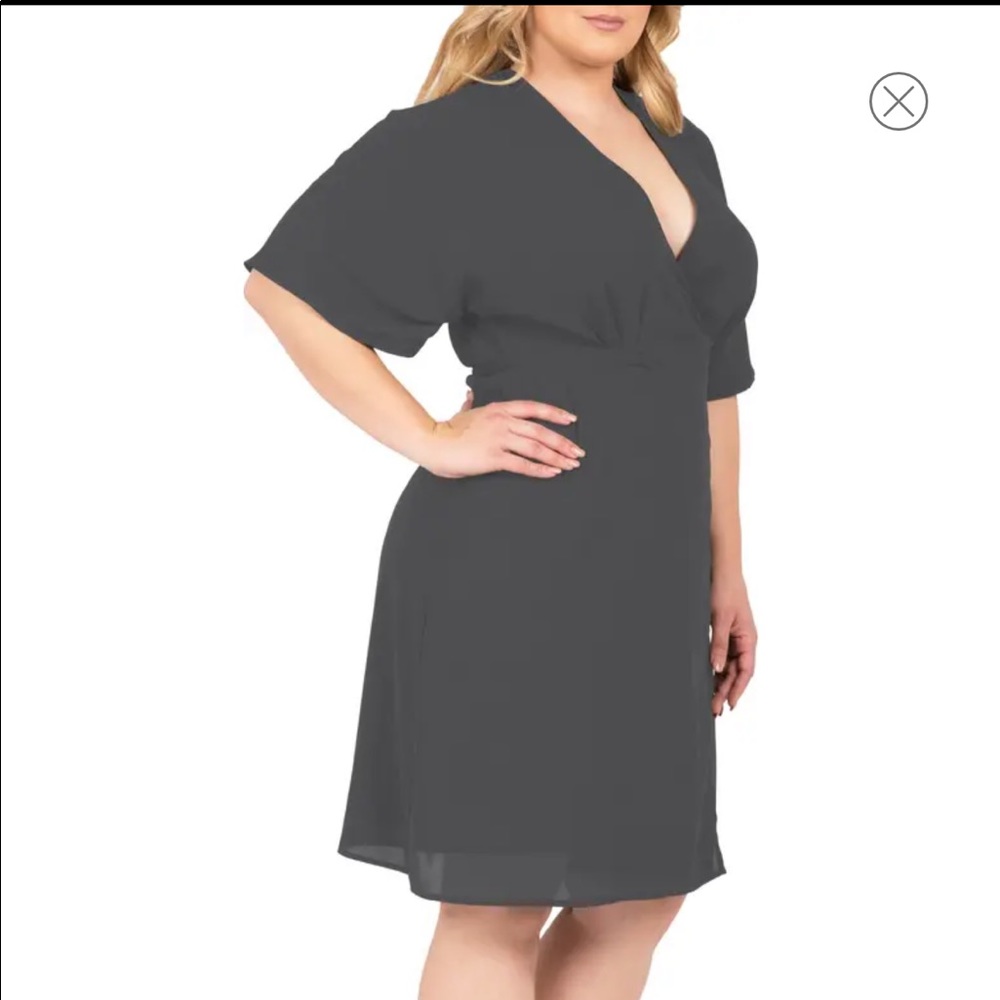 NWOT STANDARDS & PRACTICES Candice Georgette Wrap Dress Size 1X